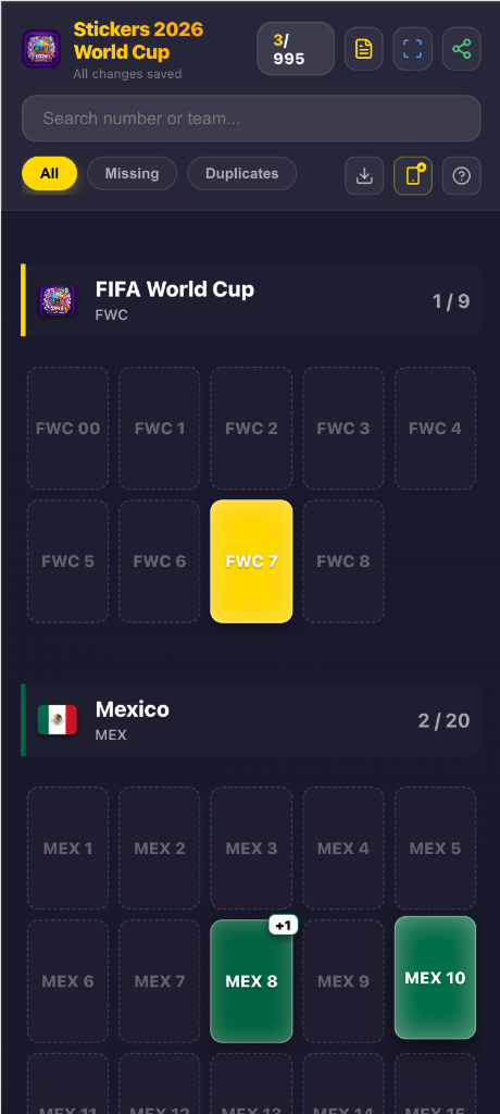 FigurinhasCopa2026 Mockup