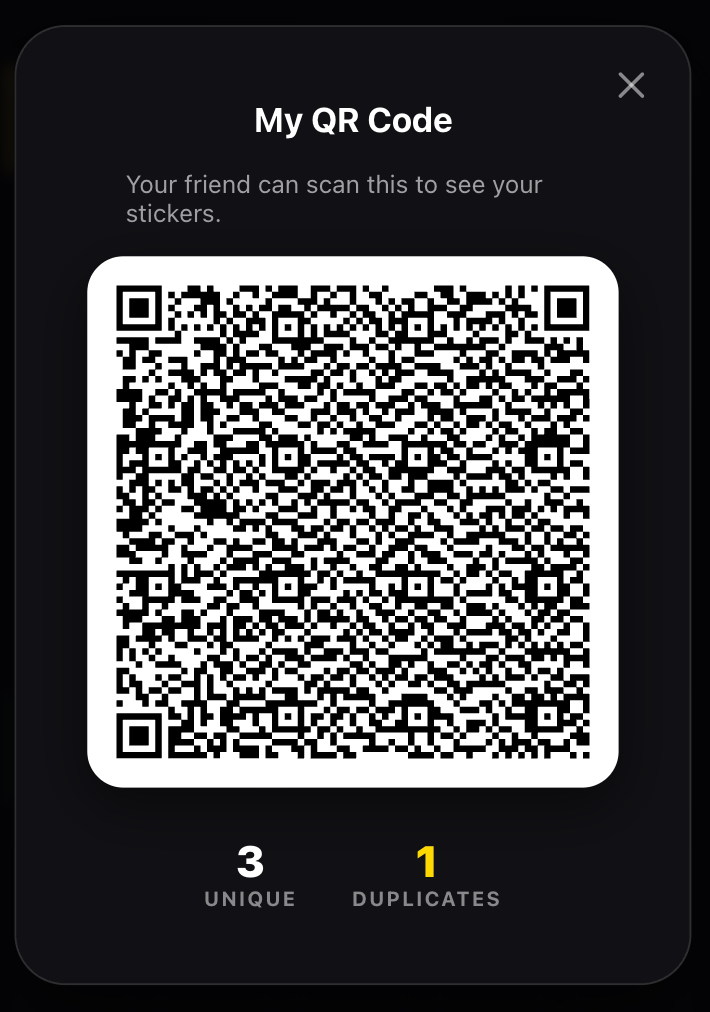 Compartilhamento via QR Code